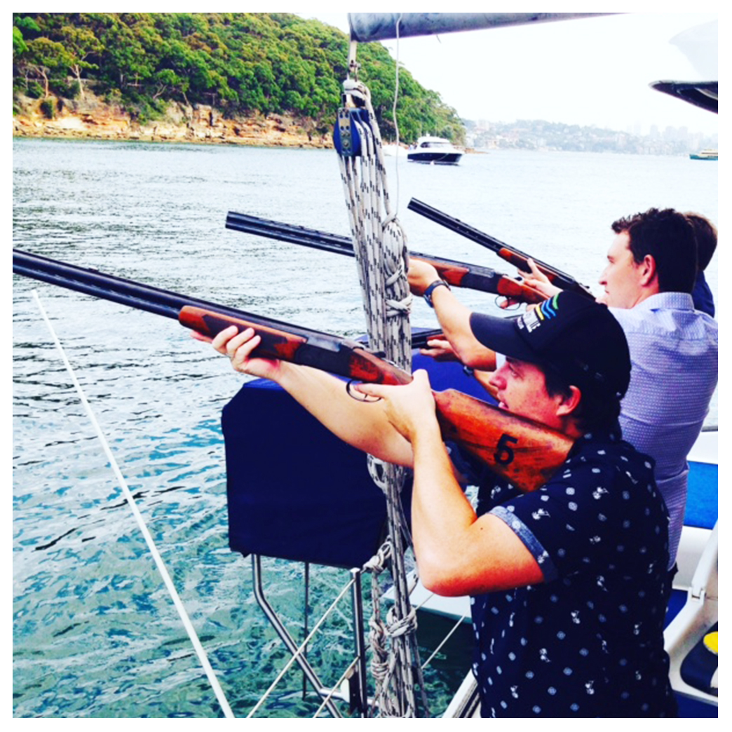 Clay Shooting - Sydney Harbour